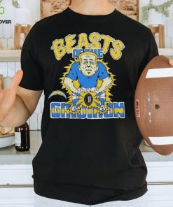 Official Los angeles chargers beasts of the gridiron T shirt 1 Official Los angeles chargers beasts of the gridiron T shirt