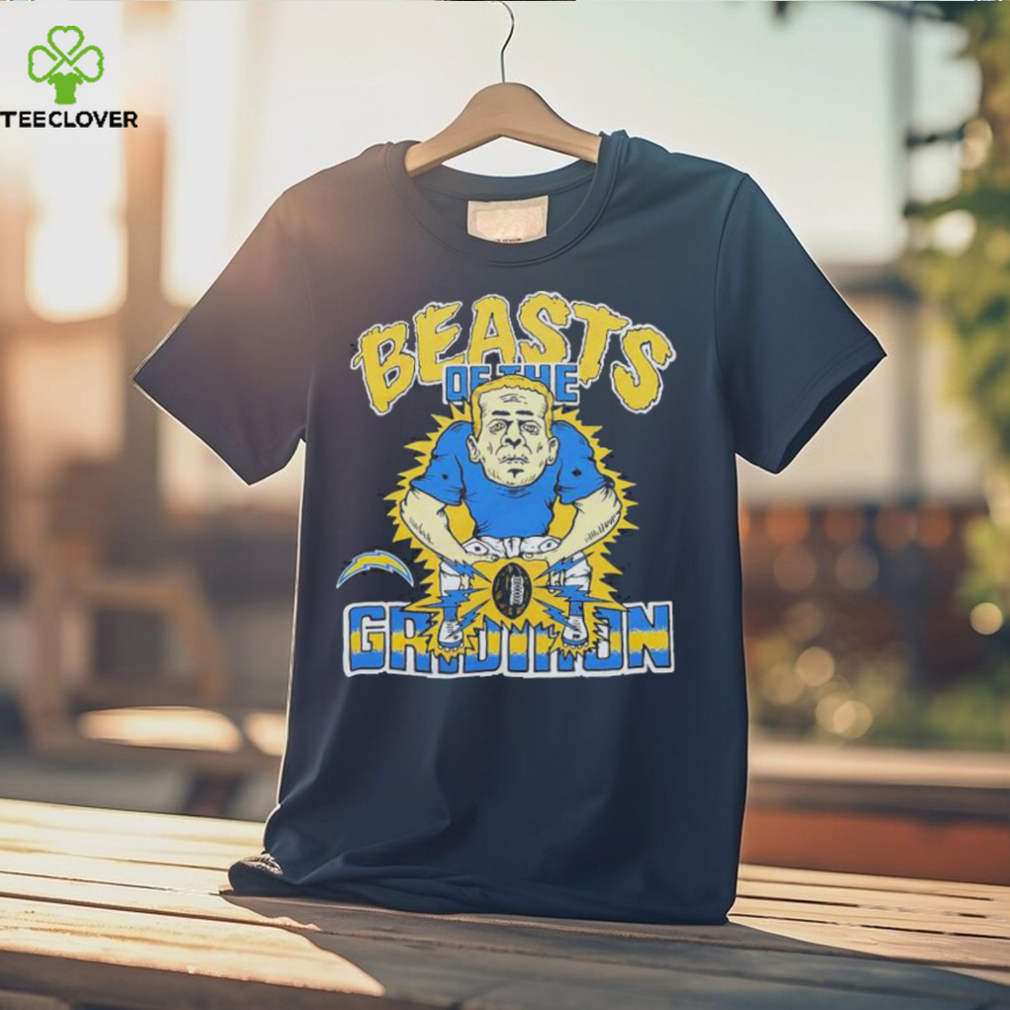 Official Los angeles chargers beasts of the gridiron T shirt Official Los angeles chargers beasts of the gridiron T shirt