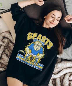 Official Los angeles chargers beasts of the gridiron T shirt 3 Official Los angeles chargers beasts of the gridiron T shirt