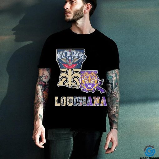 Official Louisiana Sports Teams Logo 2024 Shirt