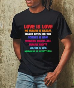 Official Love Is Love Black Lives Matter T Shirt