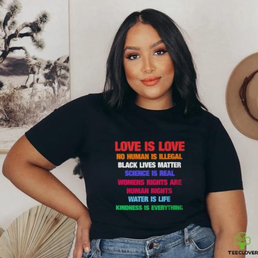 Official Love Is Love Black Lives Matter T Shirt