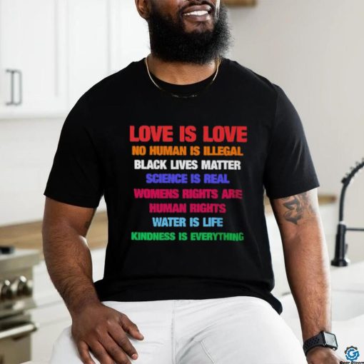 Official Love Is Love Black Lives Matter T Shirt