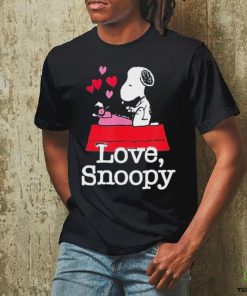 Official Love Snoopy Valentines T Shirt Snoopy Valentine Merch Funny Shirt