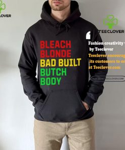 Official Lovedoveclarke Bleach Blonde Bad Built Botched Body Tee Shirt