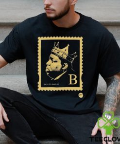 Official Low Stock Biggie Smalls B Hiphop Notorious Stamp T shirt