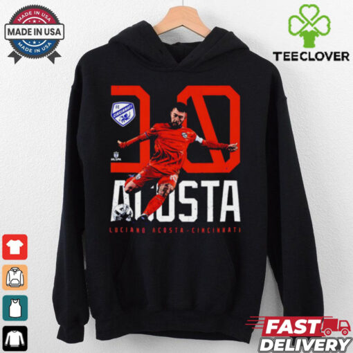Official Luciano Acosta FC Cincinnati Bold Number cartoon shirt