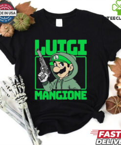 Official Luigi Mangione Funny Mario Luigi Character Killer Shirt