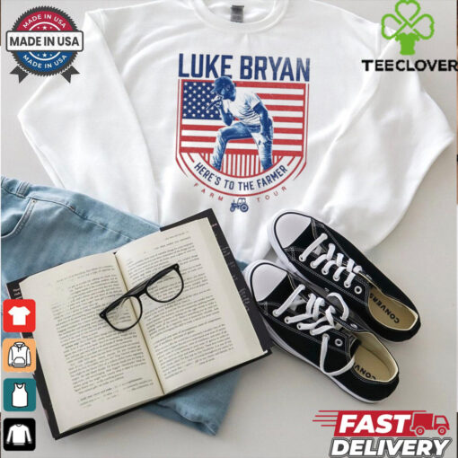 Official Luke Bryan Luke Bryan Here’s To The Farmer Attractive Shirt