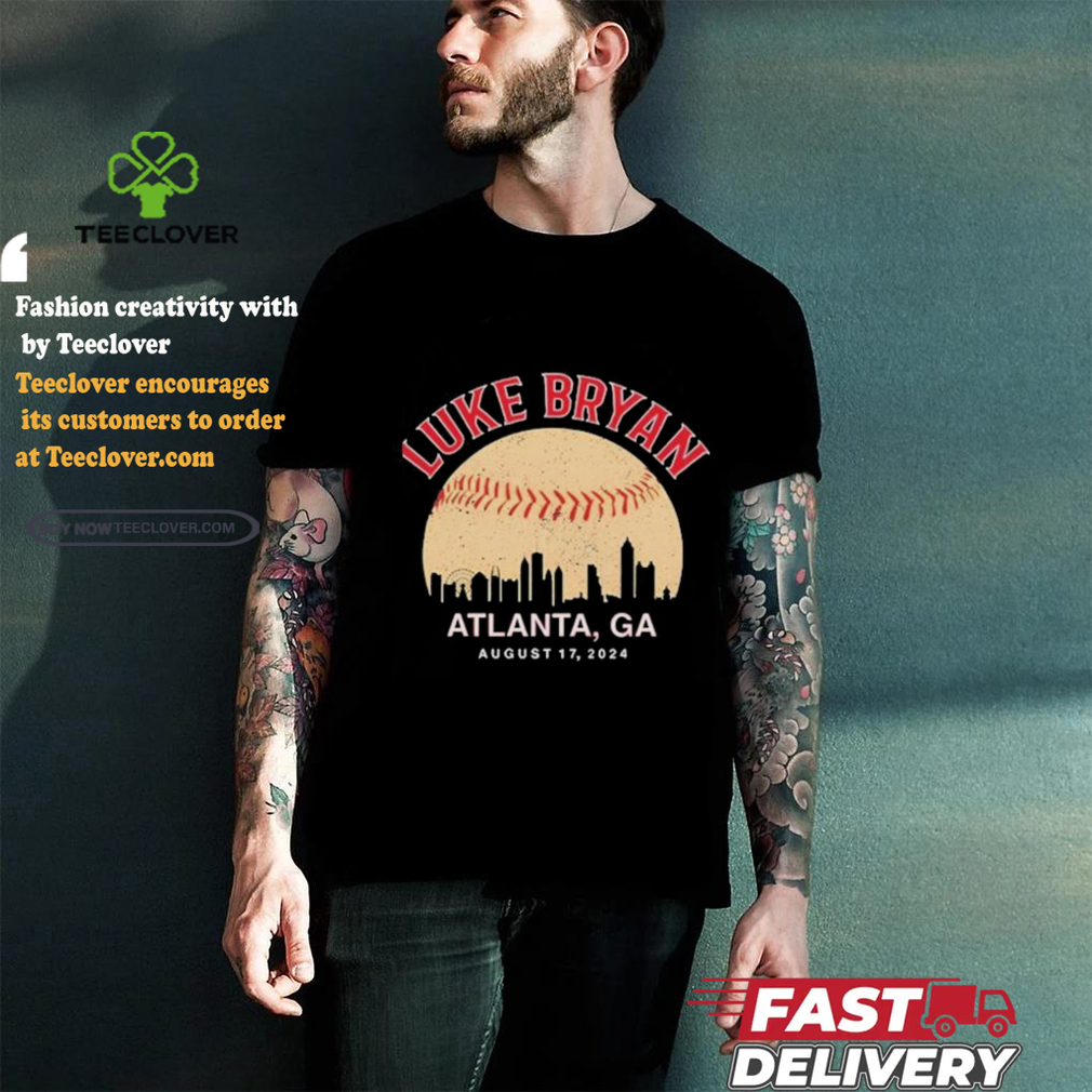 Official Luke bryan atlanta ga august 17 2024 concert T shirt Official Luke bryan atlanta ga august 17 2024 concert T shirt