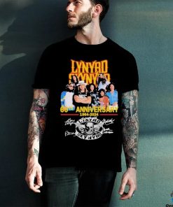 Official Lynyrd Skynyrd Members 60th Anniversary 1964 2024 Signatures T shirt
