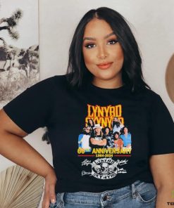 Official Lynyrd Skynyrd Members 60th Anniversary 1964 2024 Signatures T shirt