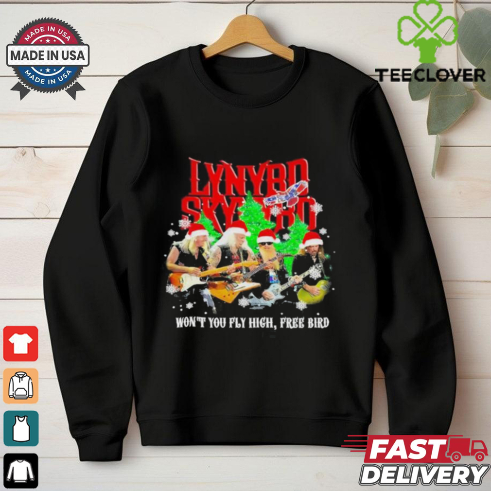 Official Lynyrd Skynyrd Won’t You Fly High Free Bird Merry Christmas Sweatshirt Official Lynyrd Skynyrd Won’t You Fly High Free Bird Merry Christmas Sweatshirt
