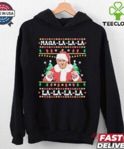 Official MAGA LA LA LA Funny Trump Ugly Christmas Sweater Xmas 2024 T Shirt