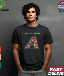Official MLB Arizona Diamondbacks It’s Ok To Be Different Autism 2024 Shirt
