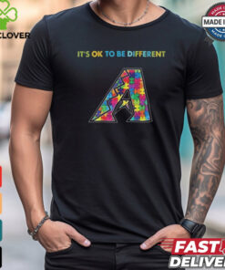 Official MLB Arizona Diamondbacks It’s Ok To Be Different Autism 2024 Shirt