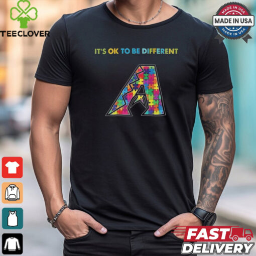 Official MLB Arizona Diamondbacks It’s Ok To Be Different Autism 2024 Shirt