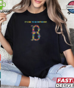 Official MLB Boston Red Sox It’s Ok To Be Different Autism 2024 Shirt