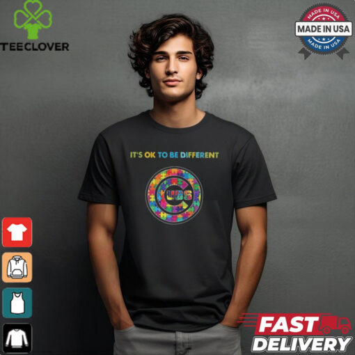 Official MLB Chicago Cubs It’s Ok To Be Different Autism 2024 Shirt