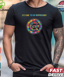 Official MLB Chicago Cubs It’s Ok To Be Different Autism 2024 Shirt