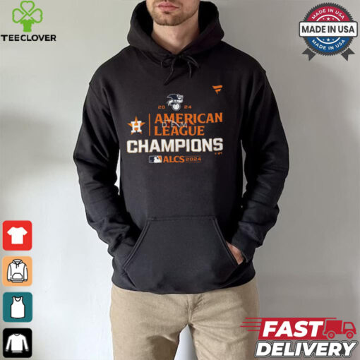 Official MLB Houston Astros 2024 ALCS American League Champions Locker Room t shirt