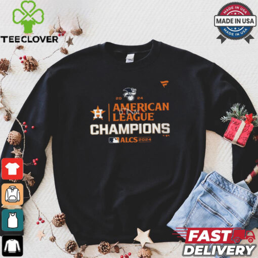 Official MLB Houston Astros 2024 ALCS American League Champions Locker Room t shirt