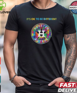 Official MLB Houston Astros It’s Ok To Be Different Autism 2024 Shirt