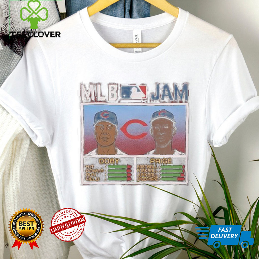 Official MLB Jam Cleveland Larry Doby And Satchel Paige Shirt Official MLB Jam Cleveland Larry Doby And Satchel Paige Shirt