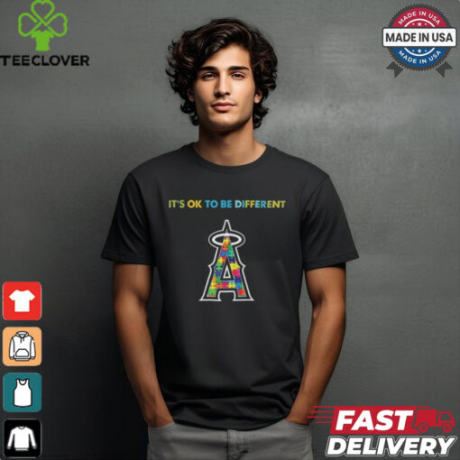 Official MLB Los Angeles Angels It’s Ok To Be Different Autism 2024 Shirt