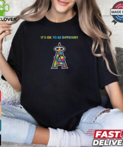 Official MLB Los Angeles Angels It’s Ok To Be Different Autism 2024 Shirt