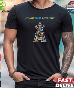 Official MLB Los Angeles Angels It’s Ok To Be Different Autism 2024 Shirt