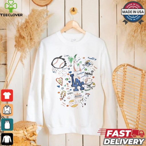 Official MLB Los Angeles Dodgers Childhood Cancer Awareness Night t shirt
