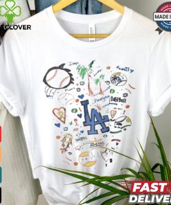 Official MLB Los Angeles Dodgers Childhood Cancer Awareness Night t shirt