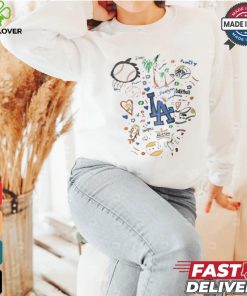 Official MLB Los Angeles Dodgers Childhood Cancer Awareness Night t shirt