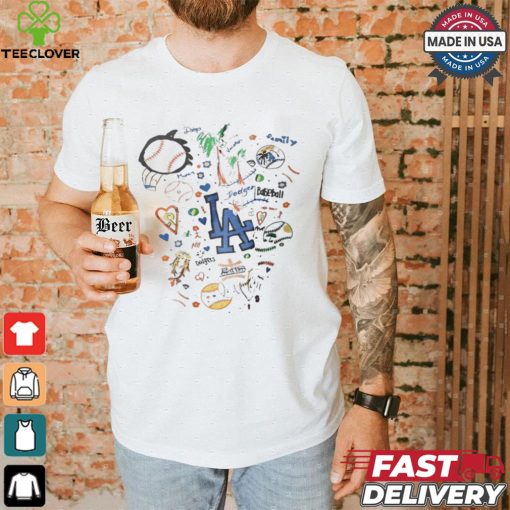 Official MLB Los Angeles Dodgers Childhood Cancer Awareness Night t shirt