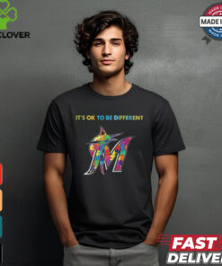 Official MLB Miami Marlins It’s Ok To Be Different Autism 2024 Shirt