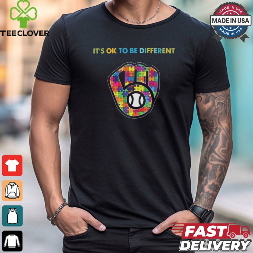 Official MLB Milwaukee Brewers It’s Ok To Be Different Autism 2024 Shirt Official MLB Milwaukee Brewers It’s Ok To Be Different Autism 2024 Shirt