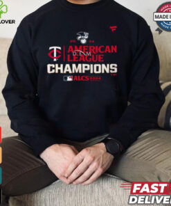 Official MLB Minnesota Twins 2024 ALCS American League Champions Locker Room t shirt