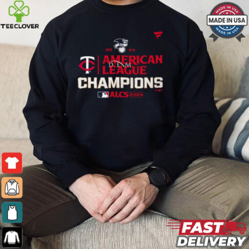 Official MLB Minnesota Twins 2024 ALCS American League Champions Locker Room t shirt