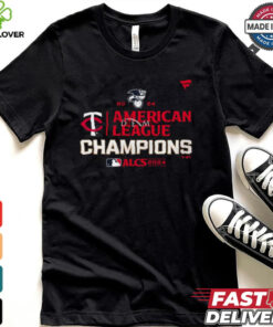 Official MLB Minnesota Twins 2024 ALCS American League Champions Locker Room t shirt