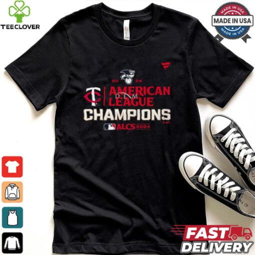 Official MLB Minnesota Twins 2024 ALCS American League Champions Locker Room t shirt