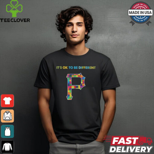 Official MLB Pittsburgh Pirates It’s Ok To Be Different Autism 2024 Shirt