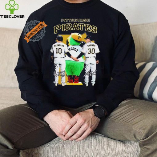 Official MLB Pittsburgh Pirates Mascot Team Player Signatures 2024 t shirt