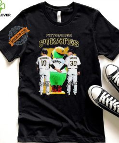 Official MLB Pittsburgh Pirates Mascot Team Player Signatures 2024 t shirt