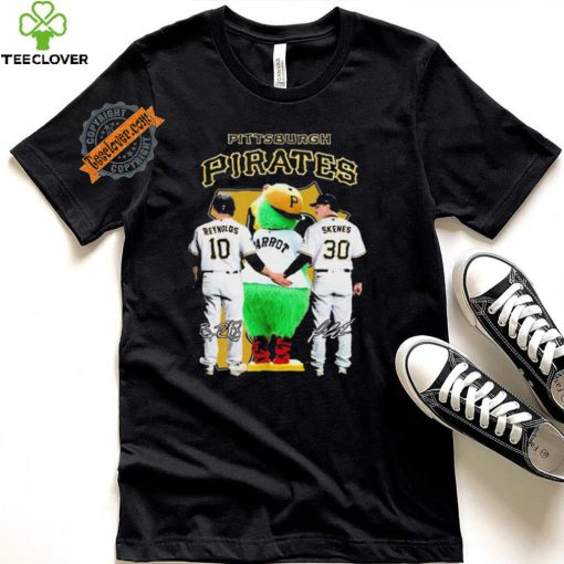 Official MLB Pittsburgh Pirates Mascot Team Player Signatures 2024 t shirt