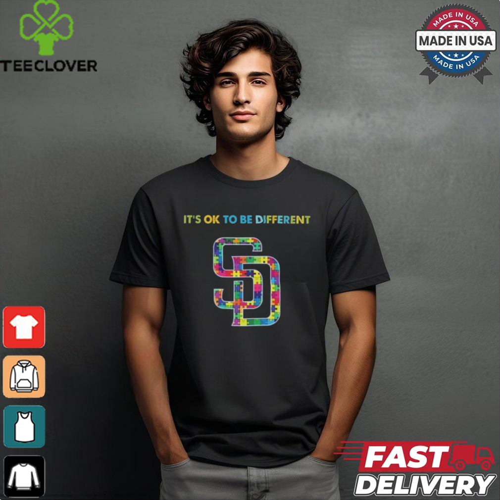 Official MLB San Diego Padres It’s Ok To Be Different Autism 2024 Shirt Official MLB San Diego Padres It’s Ok To Be Different Autism 2024 Shirt