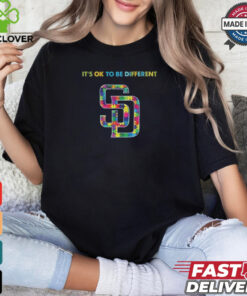 Official MLB San Diego Padres It’s Ok To Be Different Autism 2024 Shirt