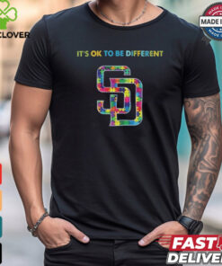 Official MLB San Diego Padres It’s Ok To Be Different Autism 2024 Shirt