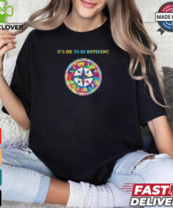 Official MLB Seattle Mariners It’s Ok To Be Different Autism 2024 Shirt