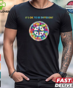 Official MLB Seattle Mariners It’s Ok To Be Different Autism 2024 Shirt